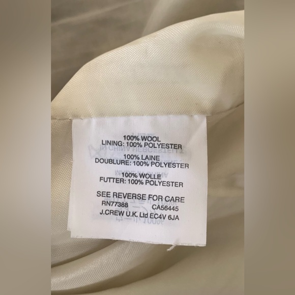 J.Crew Princess Mini Skirt in Double Serge Wool. Size 00. Black and White Plaid - Picture 9 of 11